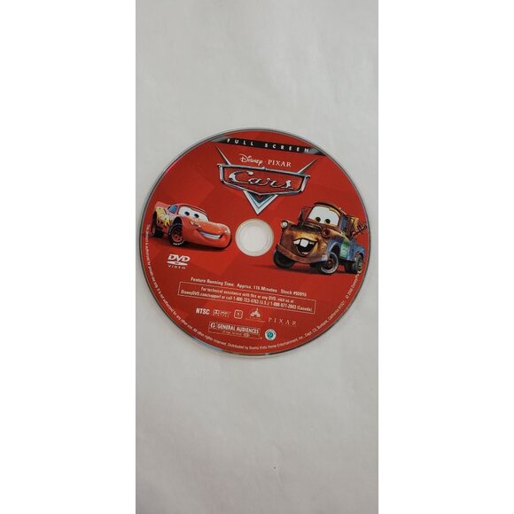 Disney Pixar Cars DVD Video 2006 Full Screen - Picture 5 of 6